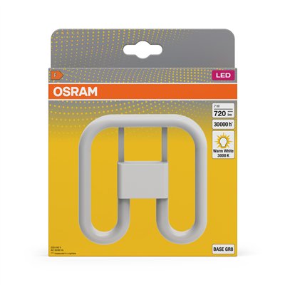 OSRAM DULUX LED SQ EM & AC MAINS 7W 830 GR8