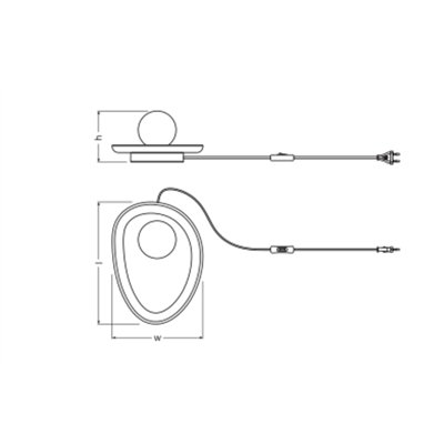 Decor Plaster Nest Table 1XG9 White