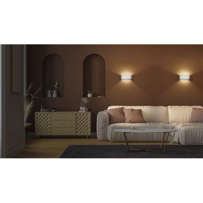 Decor Plaster Routes Wall Up 310 1XE27 White