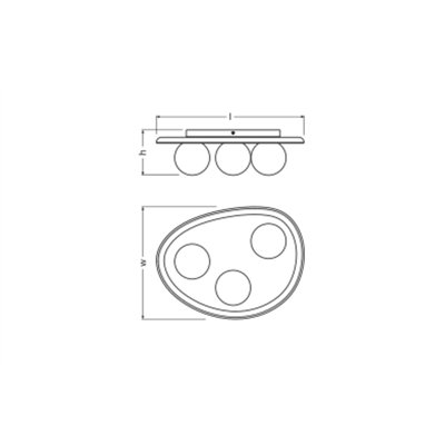 Decor Plaster Nest Ceiling 3XG9 White