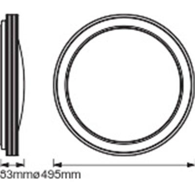 Frame White 500mm TW