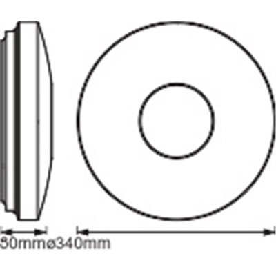 Kite White 340mm RGB + TW