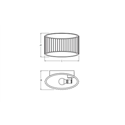 Decor Plaster Band Wall 255 1XE27