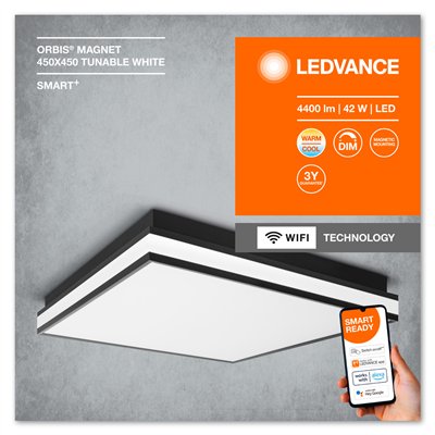 Magnet Black 450x450mm TW