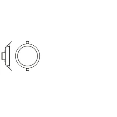 SMART RECESS DOWNLIGHT TW AND RGB 170mm 110 ° RGB + TW