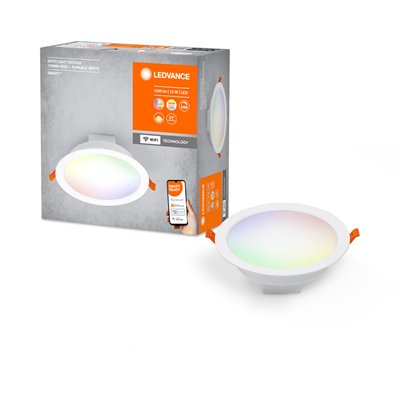 SMART RECESS DOWNLIGHT TW AND RGB 170mm 110 ° RGB + TW