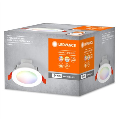 SMART RECESS DOWNLIGHT TW AND RGB 86mm 110° RGB + TW