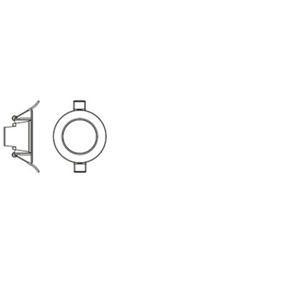 SMART RECESS DOWNLIGHT TW AND RGB 86mm 110° RGB + TW