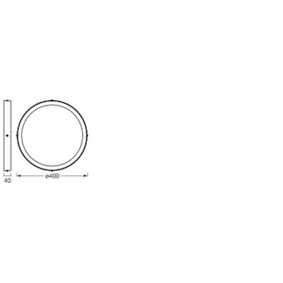 SMART SURFACE DOWNLIGHT TW Surface 400mm TW