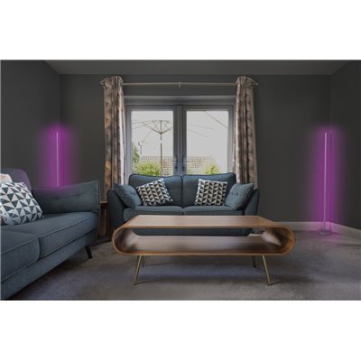 SMART WIFI FLOOR CORNER MAGIC RGB Magic RGB Silver Remote Control