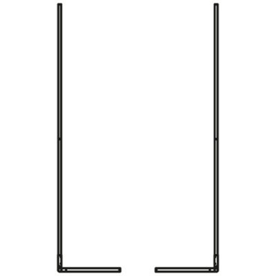 SMART WIFI FLOOR CORNER WITH REMOTE CONTROL Black 2000mm RGB + TW