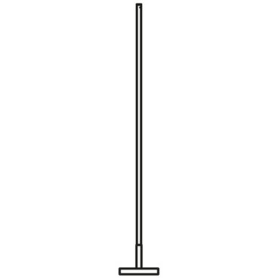 SMART WIFI FLOOR ROUND WITH REMOTE CONTROL Black RGB + TW + RC