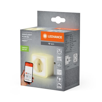 SMART WIFI NIGHTLIGHT PLUG EU White