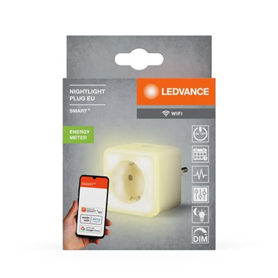 SMART WIFI NIGHTLIGHT PLUG EU White