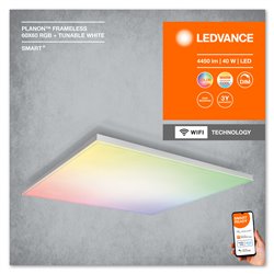 SMART+ Planon Frameless TW and Multicolor 600x600mm RGB + TW