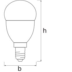 SMART+ Mini bulb Tunable White 40  4.9 W/2700…6500 K E14 