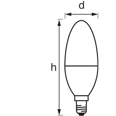 SMART+ Candle Tunable White 4.9W 220V FR E14
