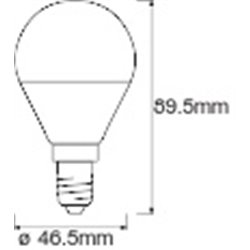 SMART+ WiFi Mini Bulb Tunable White 40  4.9 W/2700…6500 K E14 