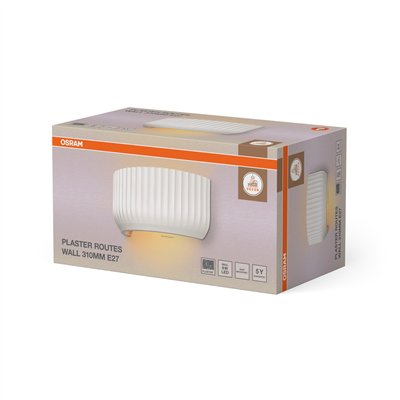 Decor Plaster Routes Wall Up 310 1XE27 White