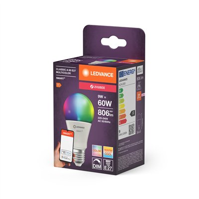 SMART+ Classic Multicolour 9W 220V RGBW FR E27