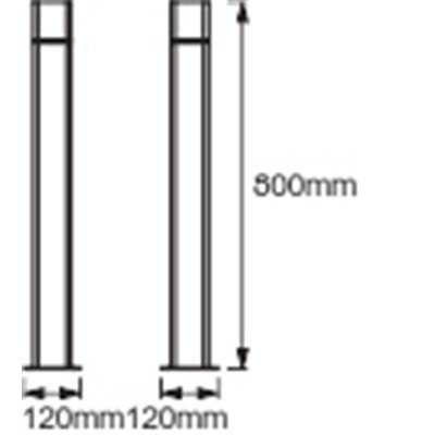 SMART+ Cube Multicolor Post 80cm RGB + W 