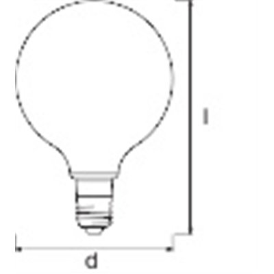 SMART+ Filament Globe Dimmable 6W 824 230V Gold E27
