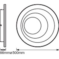 Spiral White 500mm TW