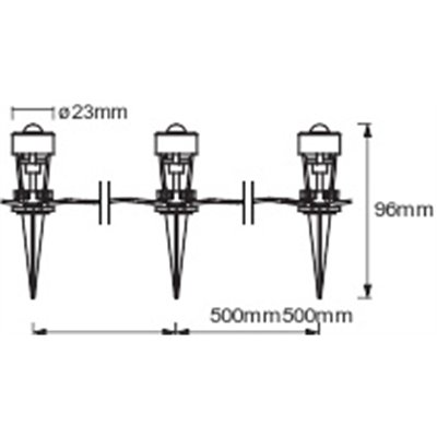 SMART+ Garden Dot Multicolor Dot 3P Ext RGB