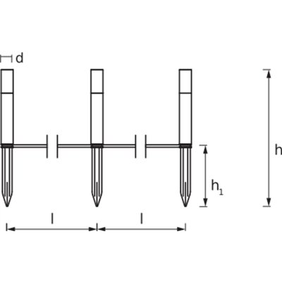 SMART+ Garden Pole Multicolor Pole Mini 3P Ext RGB + W