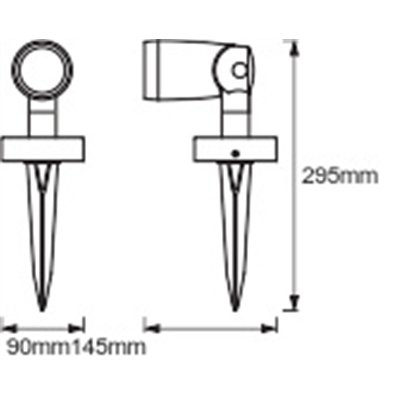 SMART+ Garden Spot Multicolor Spot 1P Ext RGB + W