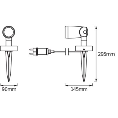 SMART+ Garden Spot Multicolor Spot RGB + W