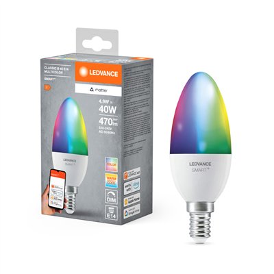 SMART+ MATTER CANDLE MULTICOLOR 4.9W 827...865 Multicolor E14