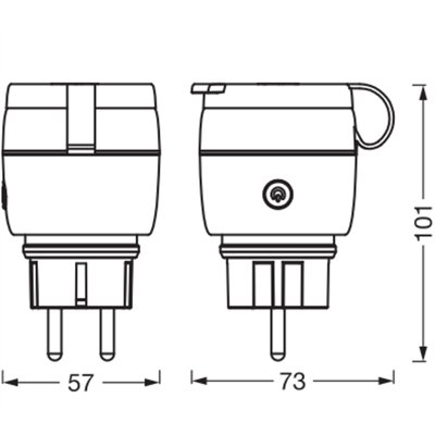 SMART+ MATTER COMPACT OUTDOOR PLUG WITH MATTER TECHNOLOGY EU