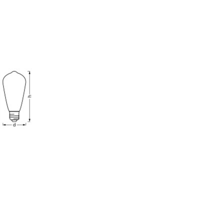 SMART+ MATTER FILAMENT EDISON MULTICOLOR 4.8W 827...865 Multicolor E27