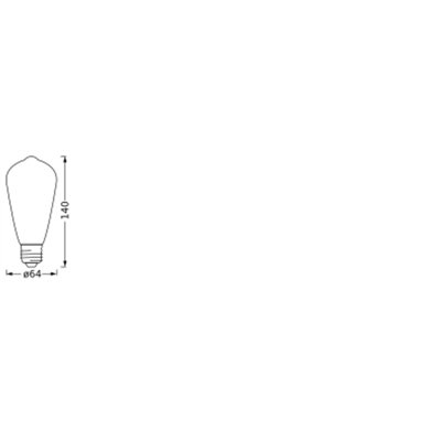 SMART+ MATTER FILAMENT EDISON MULTICOLOR 4.8W 827...865 Multicolor E27
