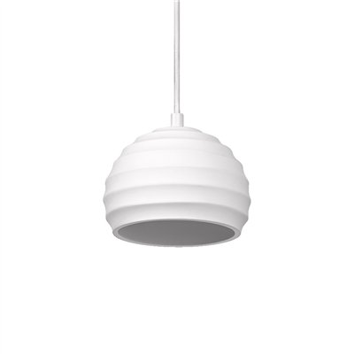 Decor Plaster Cup Pendant E27 White