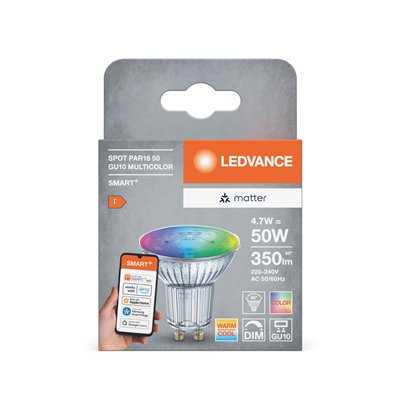 SMART+ MATTER SPOT GU10  MULTICOLOR 4.9W 827...865 Multicolor GU10