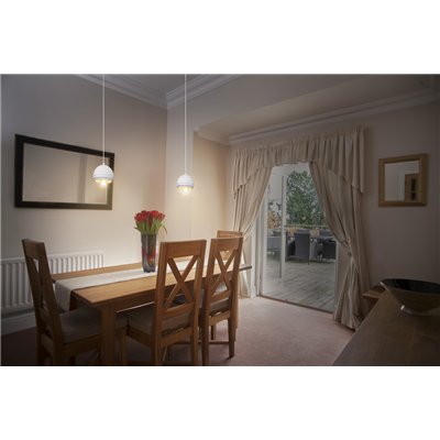 Decor Plaster Cup Pendant E27 White