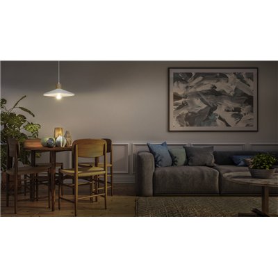 Decor Plaster Wood Pendant 320 mm E27 White