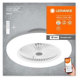 Smart+ wifi ceiling fan Round 550mm + RC