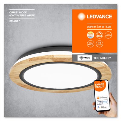 SMART+ Orbis Ceiling Wood 400mm TW