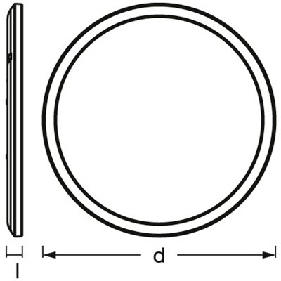 SMART+ Orbis Ceiling Black 400mm RGB + TW