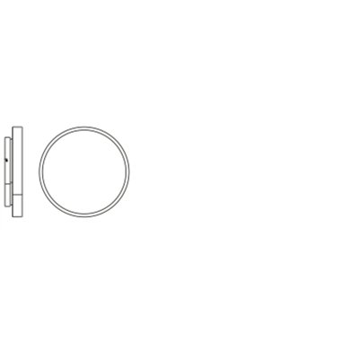 SMART+ Orbis Ceiling Black 350mm TW