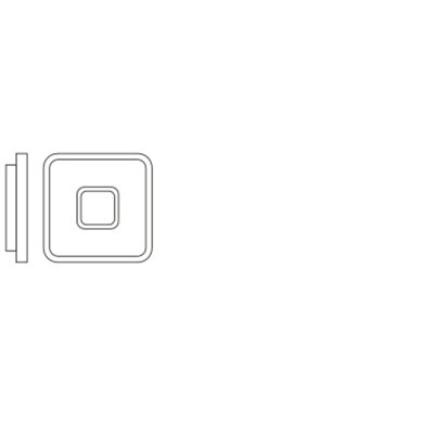 SMART+ Orbis Ceiling 485x485mm RGB + TW