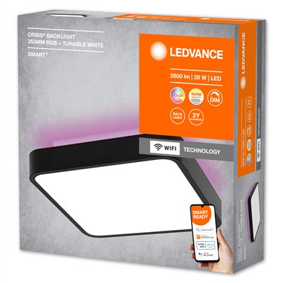 SMART+ Orbis Ceiling Black 350mm TW