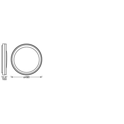 SMART+ Orbis Ceiling ZEST MAGIC RGB 500mm White