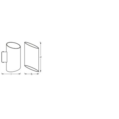 SMART+ Orbis Cylindro  200X127mm Black TW