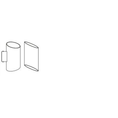 SMART+ Orbis Cylindro 200X127mm White TW