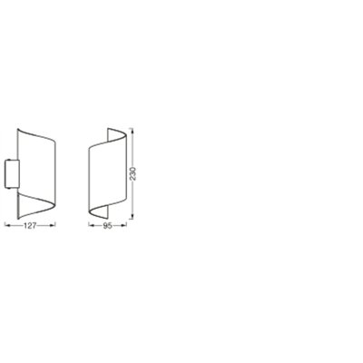 SMART+ Orbis Twist 230x127mm White TW