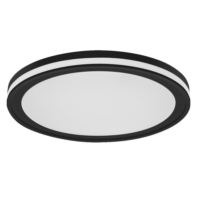 Smart+ Orbis Ceiling Circle Black 460mm RGB + TW